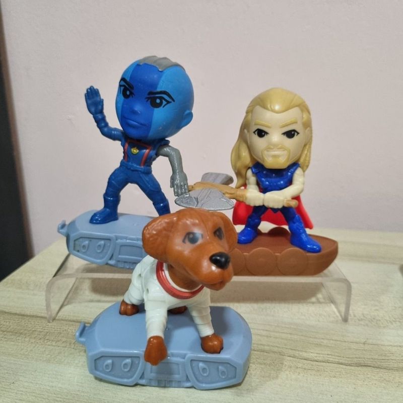 the Marvels  Mcdonald's toys