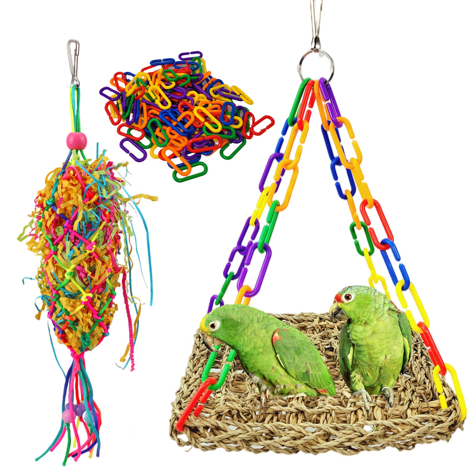 DIY parrot toys