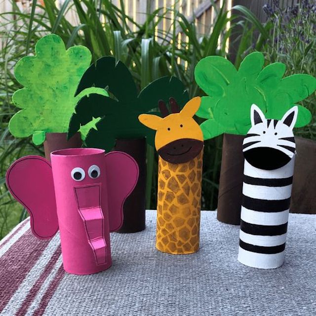 toilet paper roll crafts animals