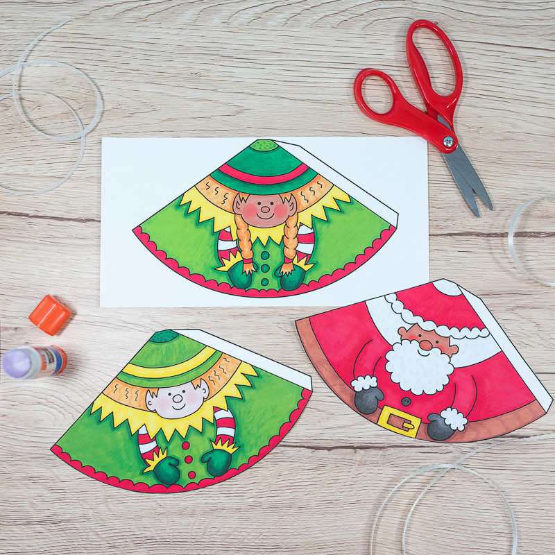 cut out christmas paper crafts printable