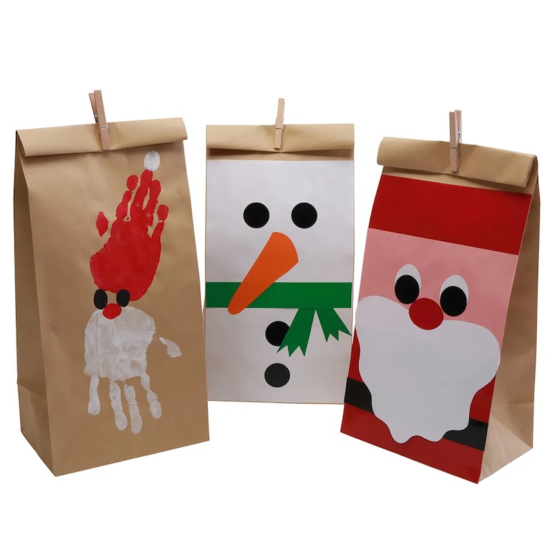 paper bag christmas crafts